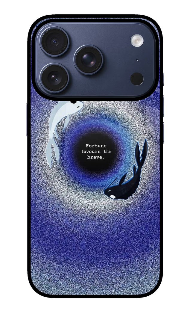 Dark Koi iPhone 17 Pro Glass Case