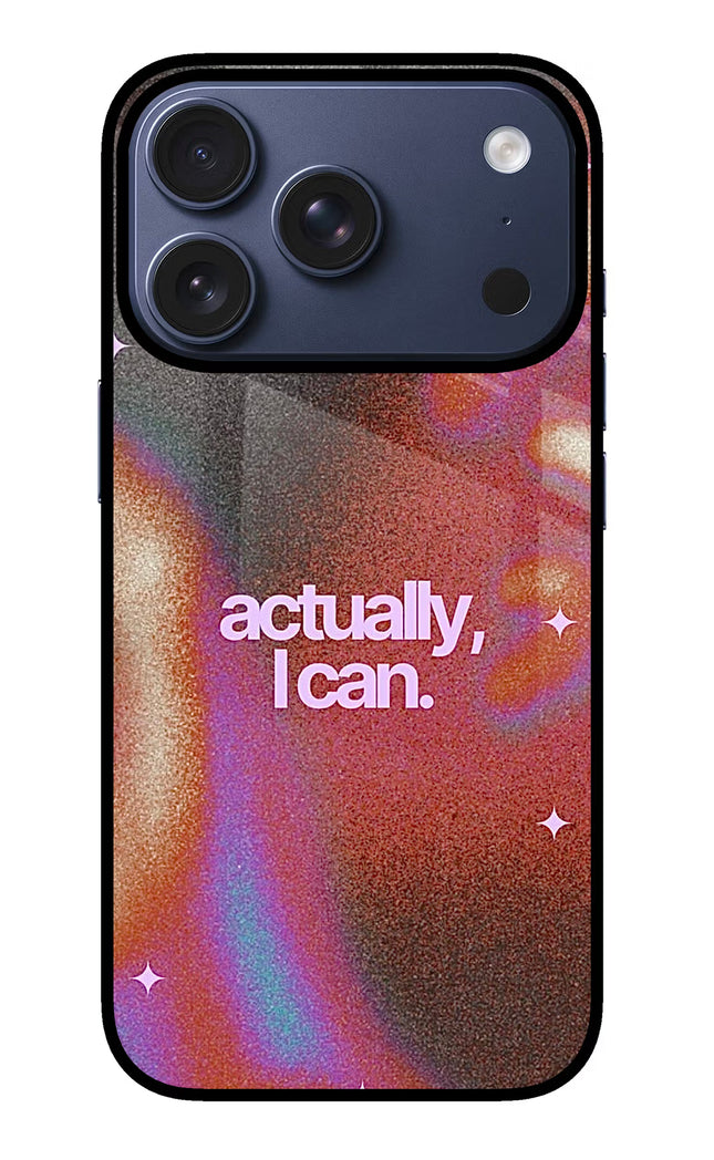 Pink Aura iPhone 17 Pro Glass Case