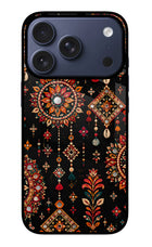 Boho Noir iPhone 17 Pro Glass Case