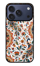 White Mayura iPhone 17 Pro Glass Case