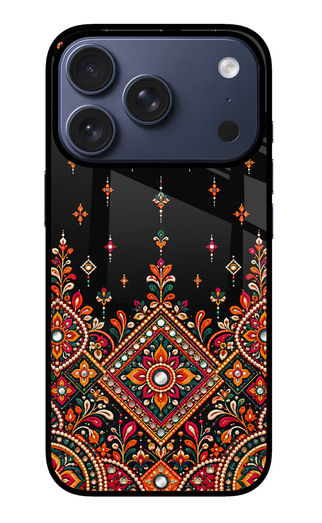 Noir Mehfil iPhone 17 Pro Glass Case
