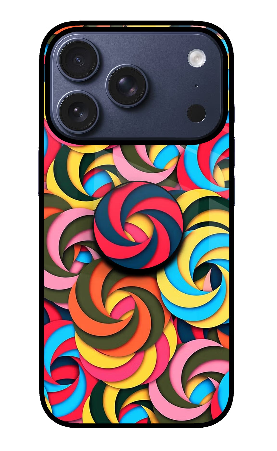 Spiral Pattern iPhone 17 Pro Pop Case by Casekaro