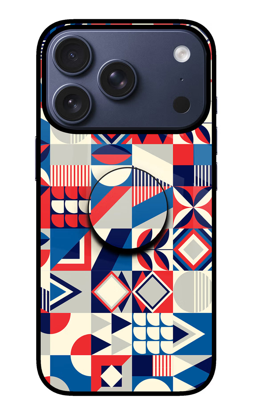 Colorful Pattern iPhone 17 Pro Pop Case, Metal case
