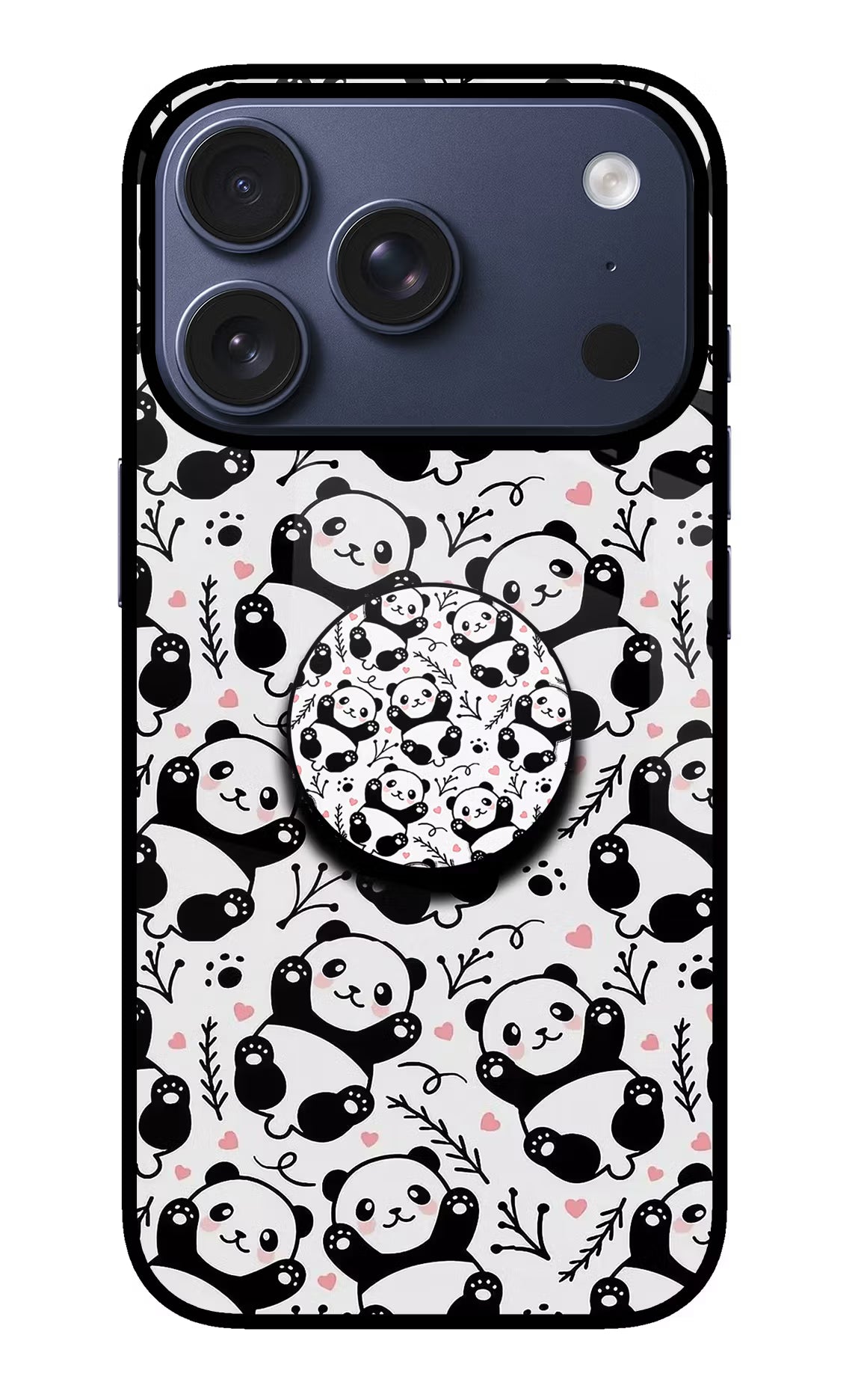Cute Panda iPhone 17 Pro Pop Case by Casekaro