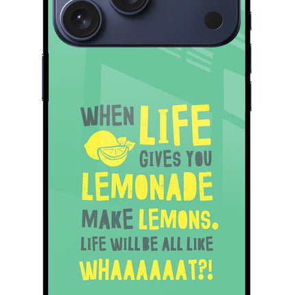 Quote iPhone 17 Pro Max Glass Case
