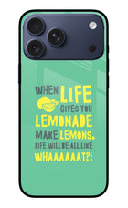 Quote iPhone 17 Pro Max Glass Case