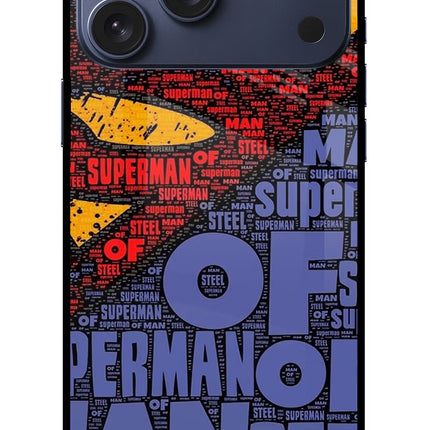 Superman iPhone 17 Pro Max Glass Case