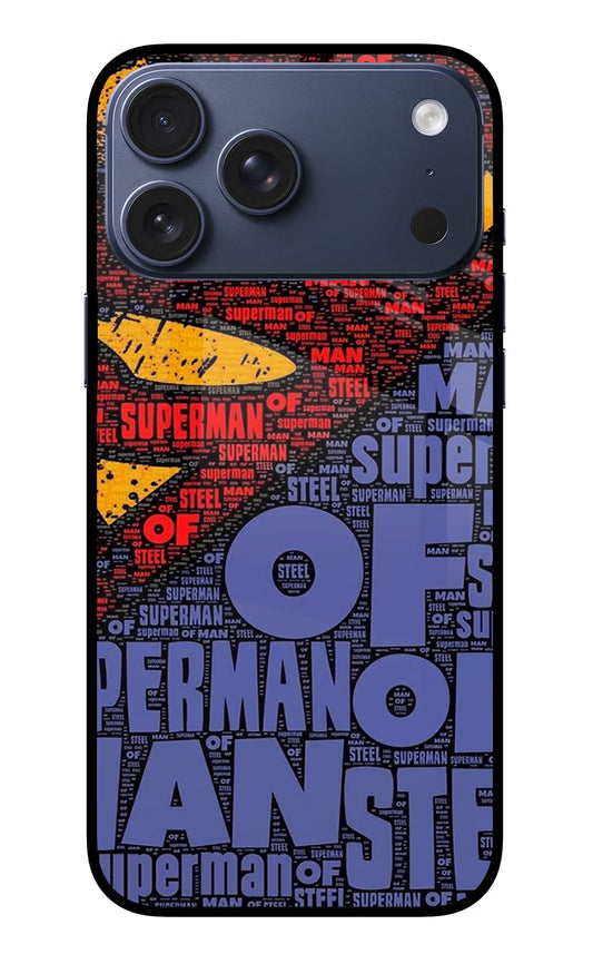 Superman iPhone 17 Pro Max Glass Case