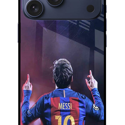 Messi iPhone 17 Pro Max Glass Case