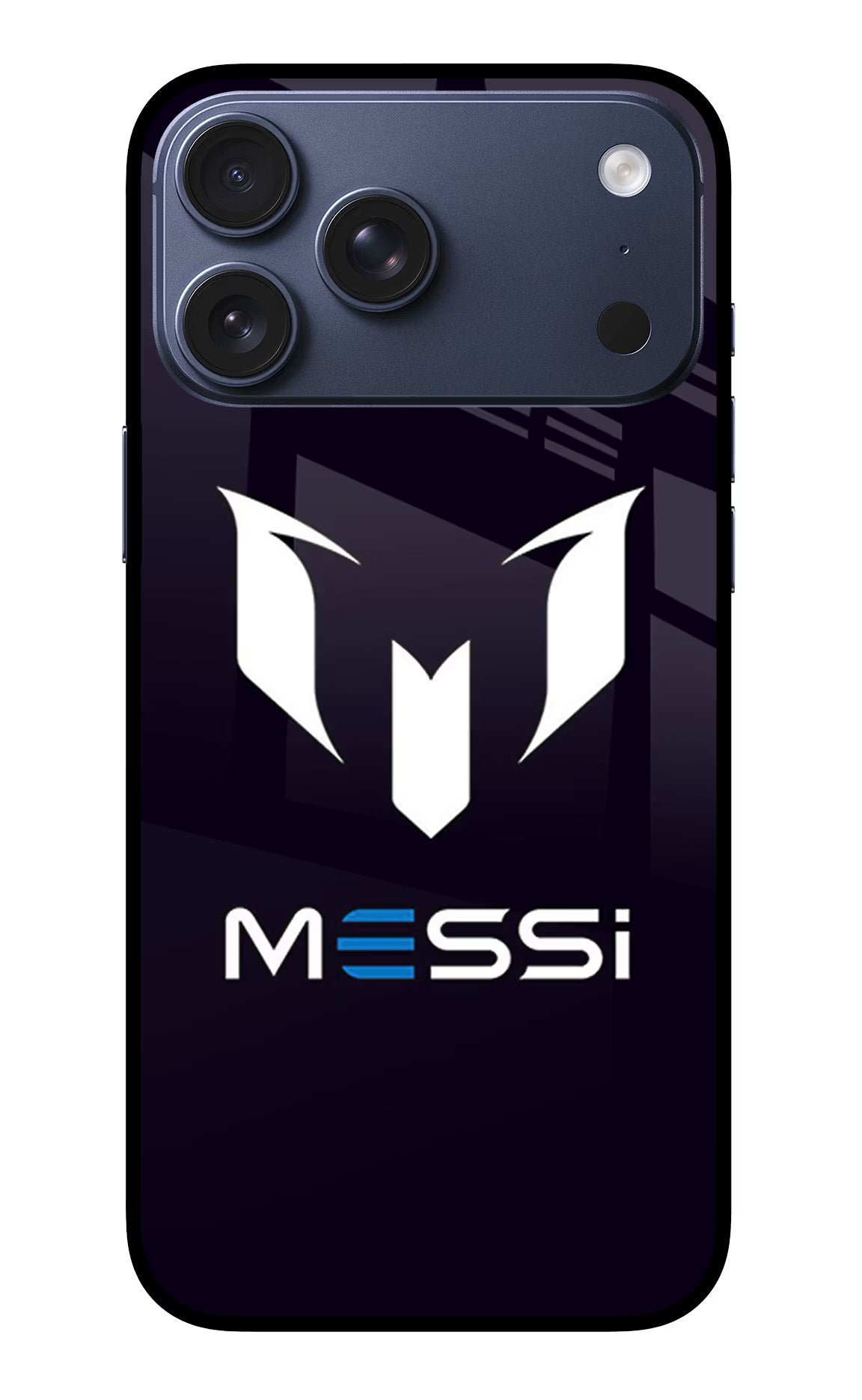 Messi Logo iPhone 17 Pro Max Glass Case