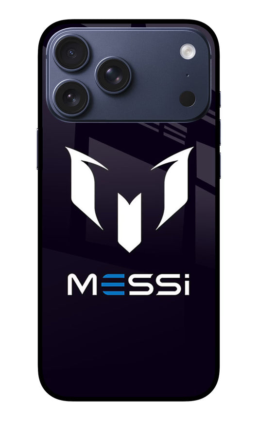 Messi Logo iPhone 17 Pro Max Glass Case