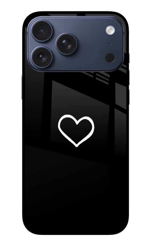 Heart iPhone 17 Pro Max Glass Case