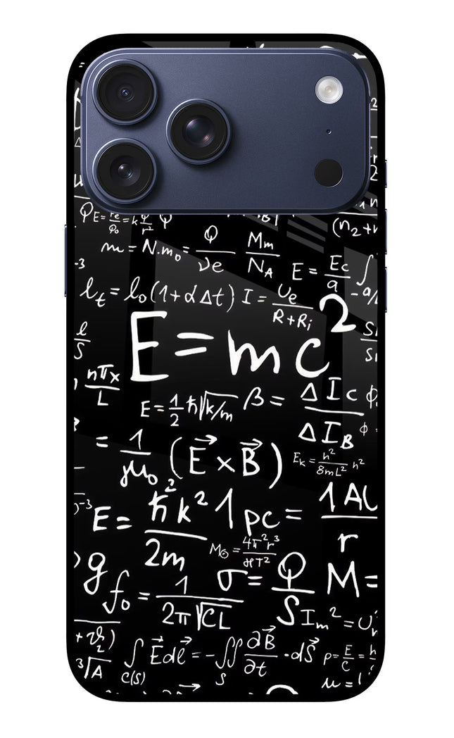 Physics Formula iPhone 17 Pro Max Glass Case