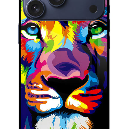 Lion iPhone 17 Pro Max Glass Case