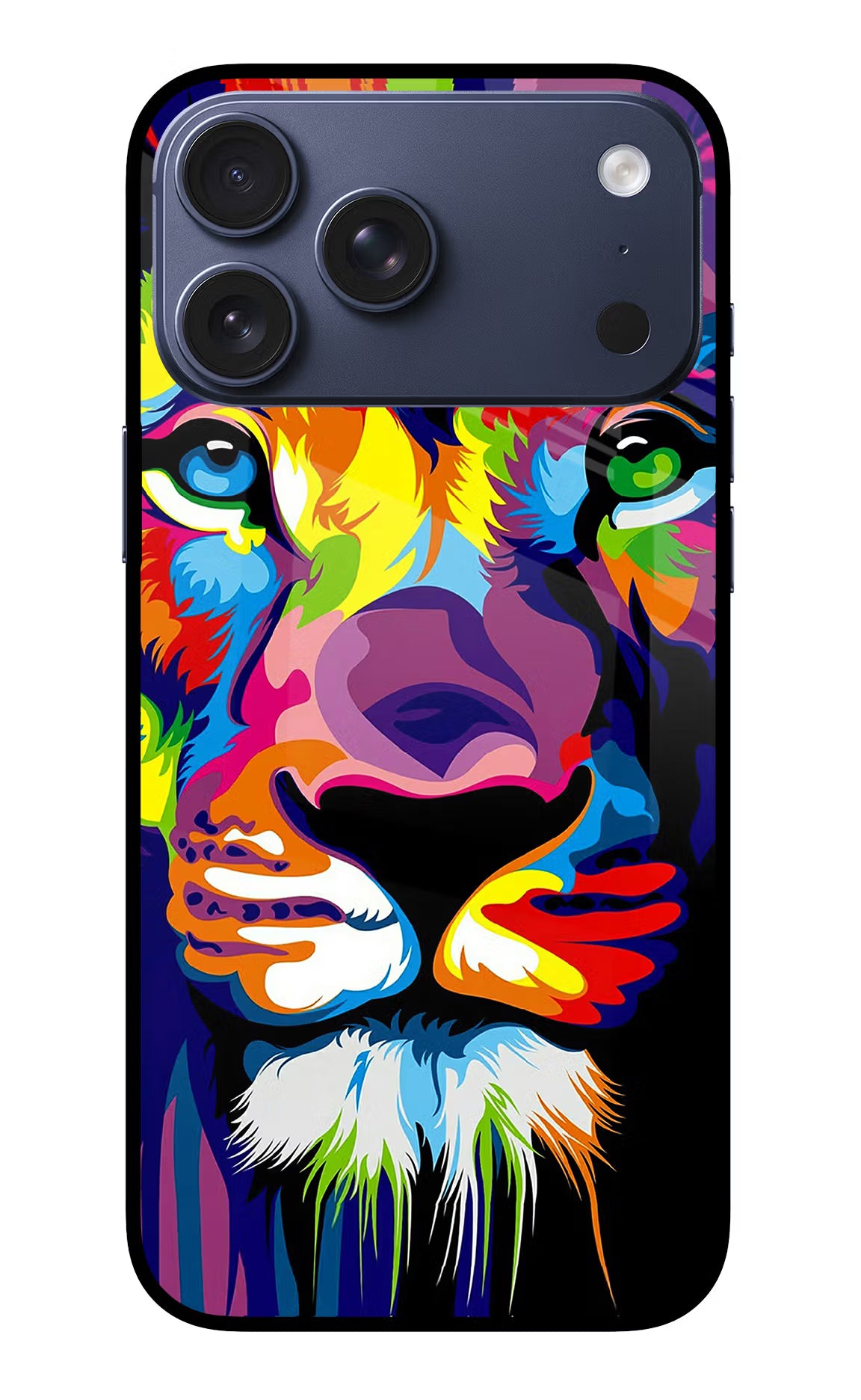Lion iPhone 17 Pro Max Glass Case Back Cover by Casekaro