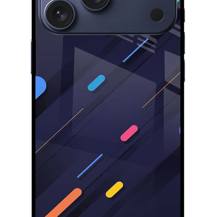 Abstract Design iPhone 17 Pro Max Glass Case