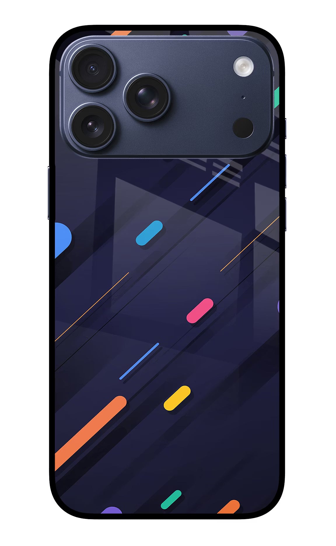 Abstract Design iPhone 17 Pro Max Glass Case Back Cover by Casekaro