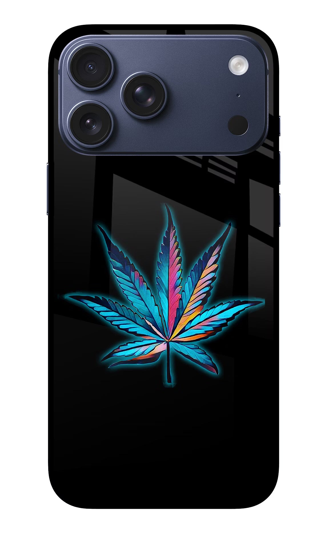 Weed iPhone 17 Pro Max Glass Case Back Cover by Casekaro