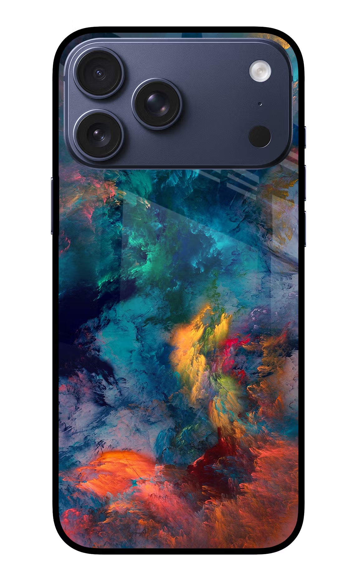 Artwork Paint iPhone 17 Pro Max Glass Case Back Cover by Casekaro