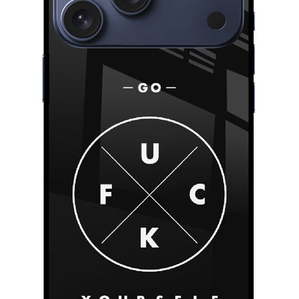 Go Fuck Yourself iPhone 17 Pro Max Glass Case