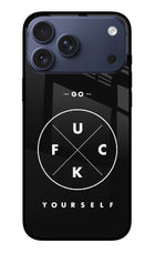 Go Fuck Yourself iPhone 17 Pro Max Glass Case