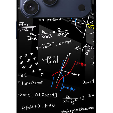 Mathematics Formula iPhone 17 Pro Max Glass Case