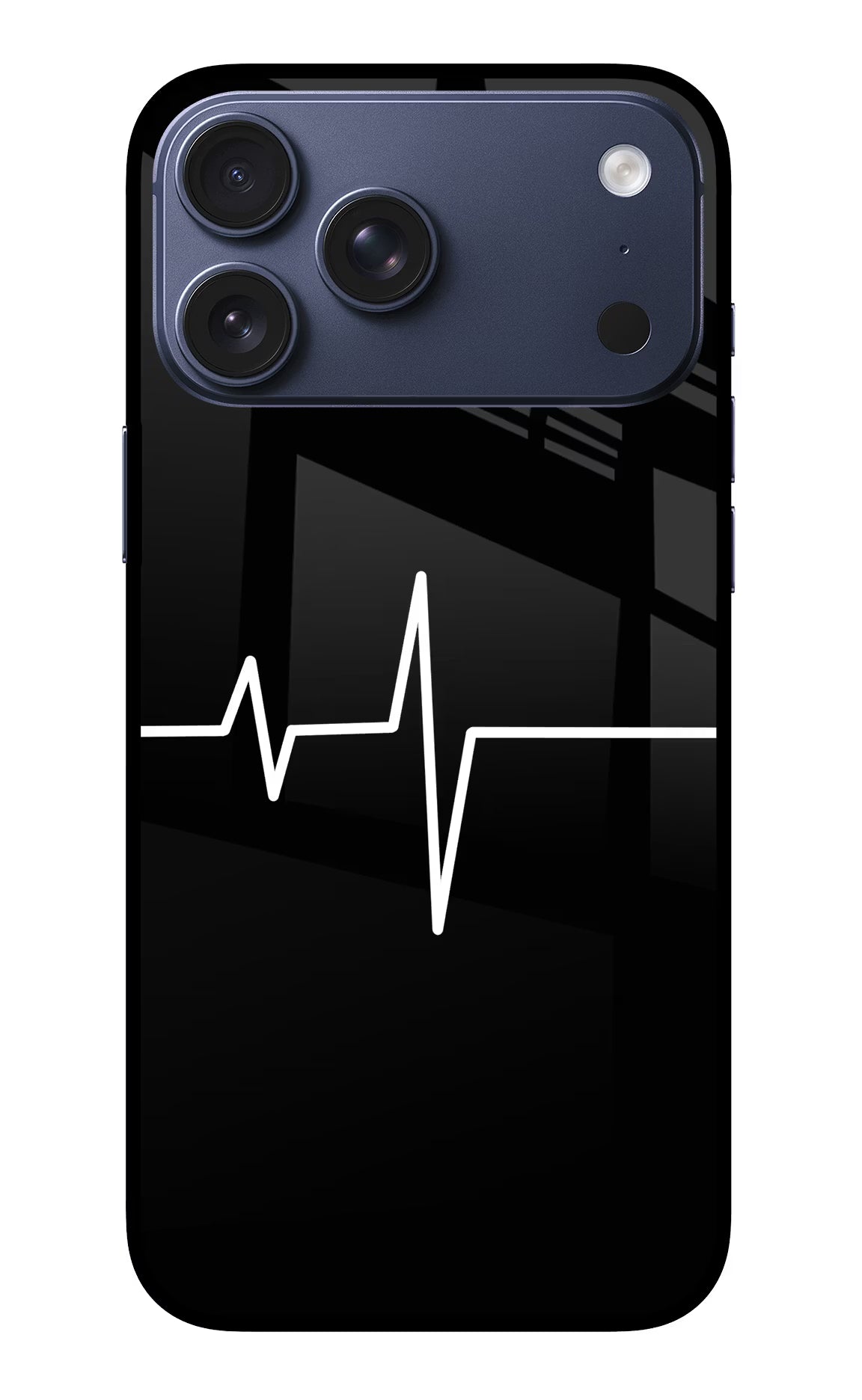 Heart Beats iPhone 17 Pro Max Glass Case Back Cover by Casekaro