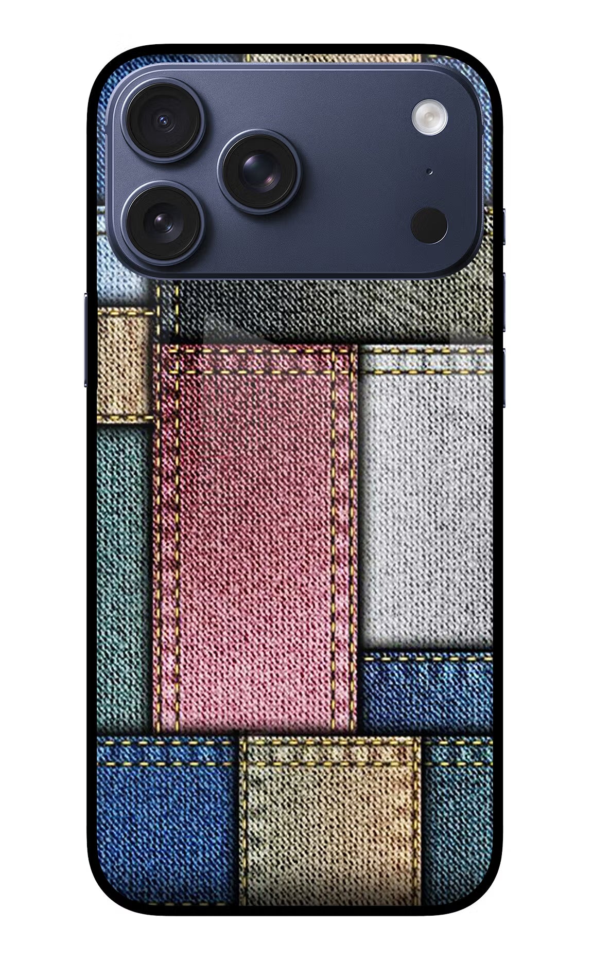 Multicolor Jeans iPhone 17 Pro Max Glass Case Back Cover by Casekaro