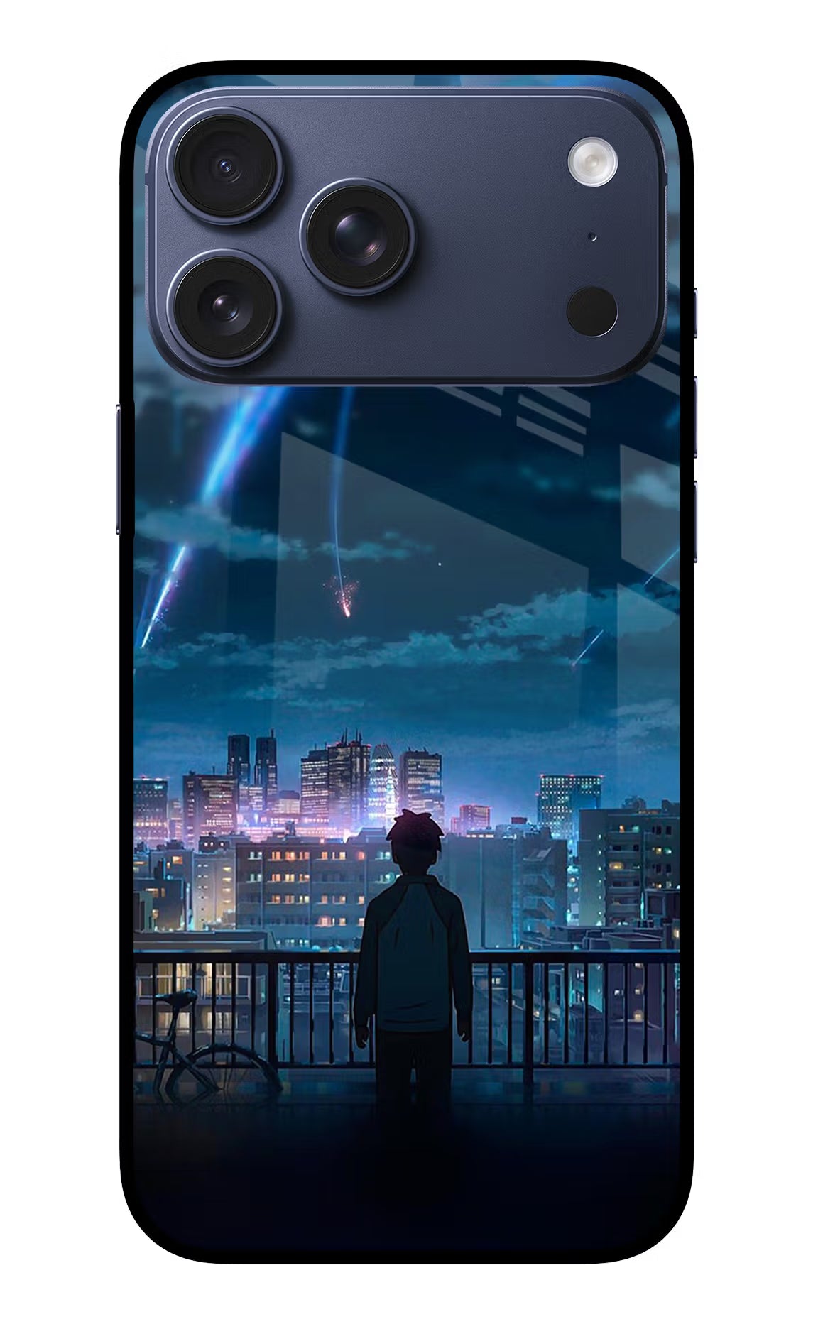 Anime iPhone 17 Pro Max Glass Case Back Cover by Casekaro