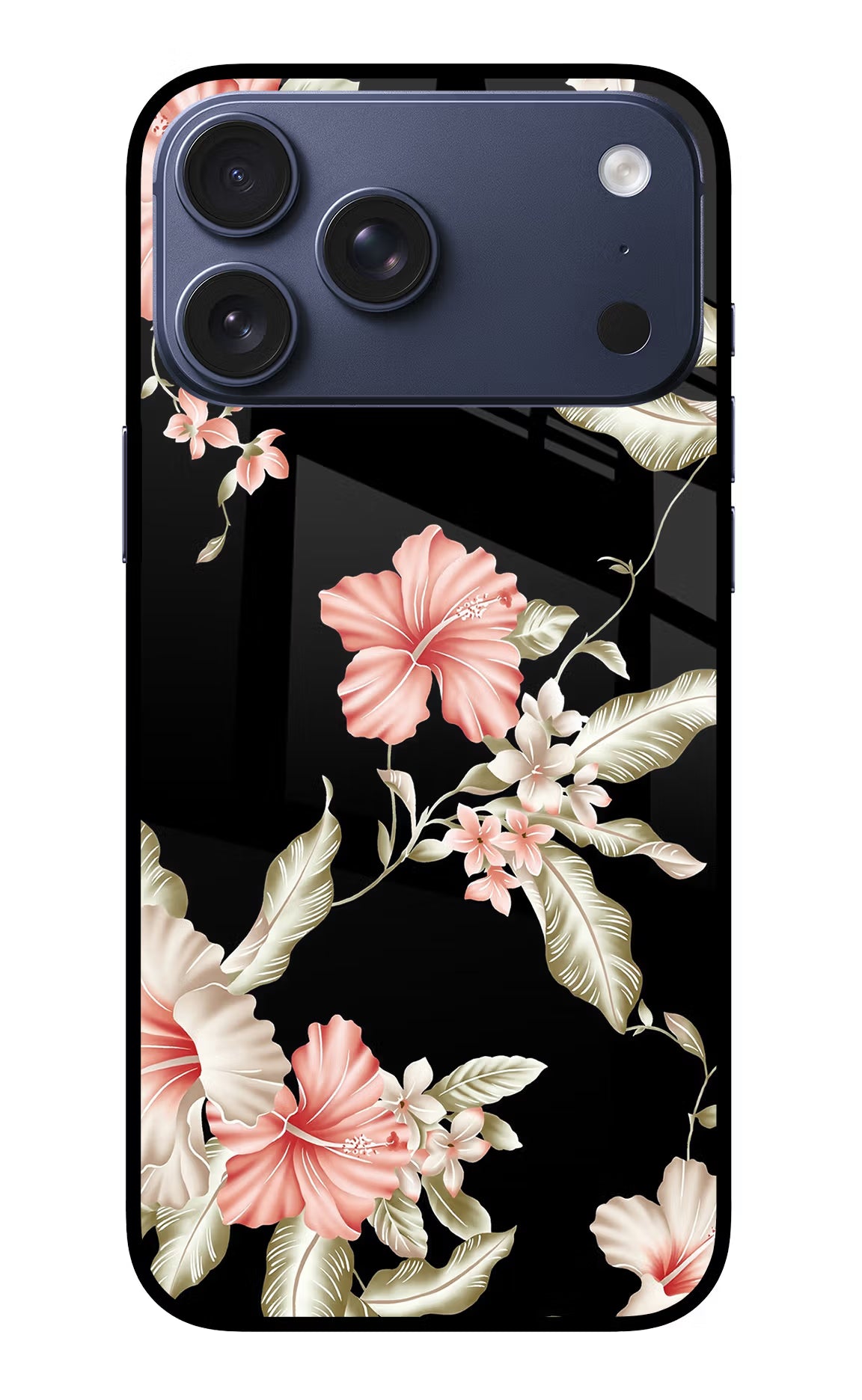 Flowers iPhone 17 Pro Max Glass Case Back Cover by Casekaro
