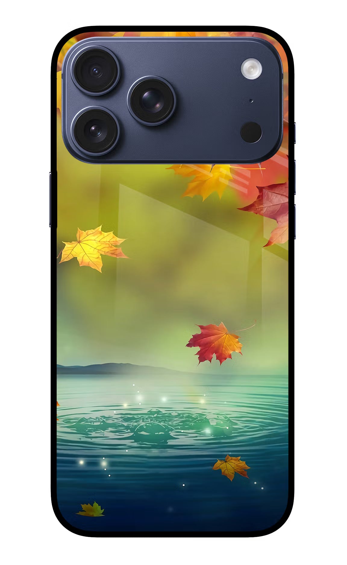 Flowers iPhone 17 Pro Max Glass Case Back Cover by Casekaro