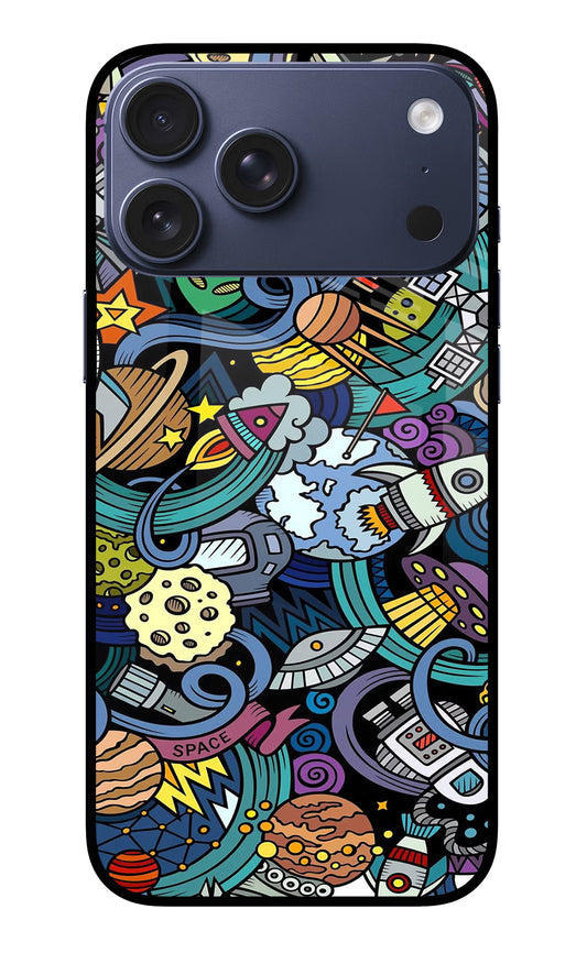 Space Abstract iPhone 17 Pro Max Glass Case