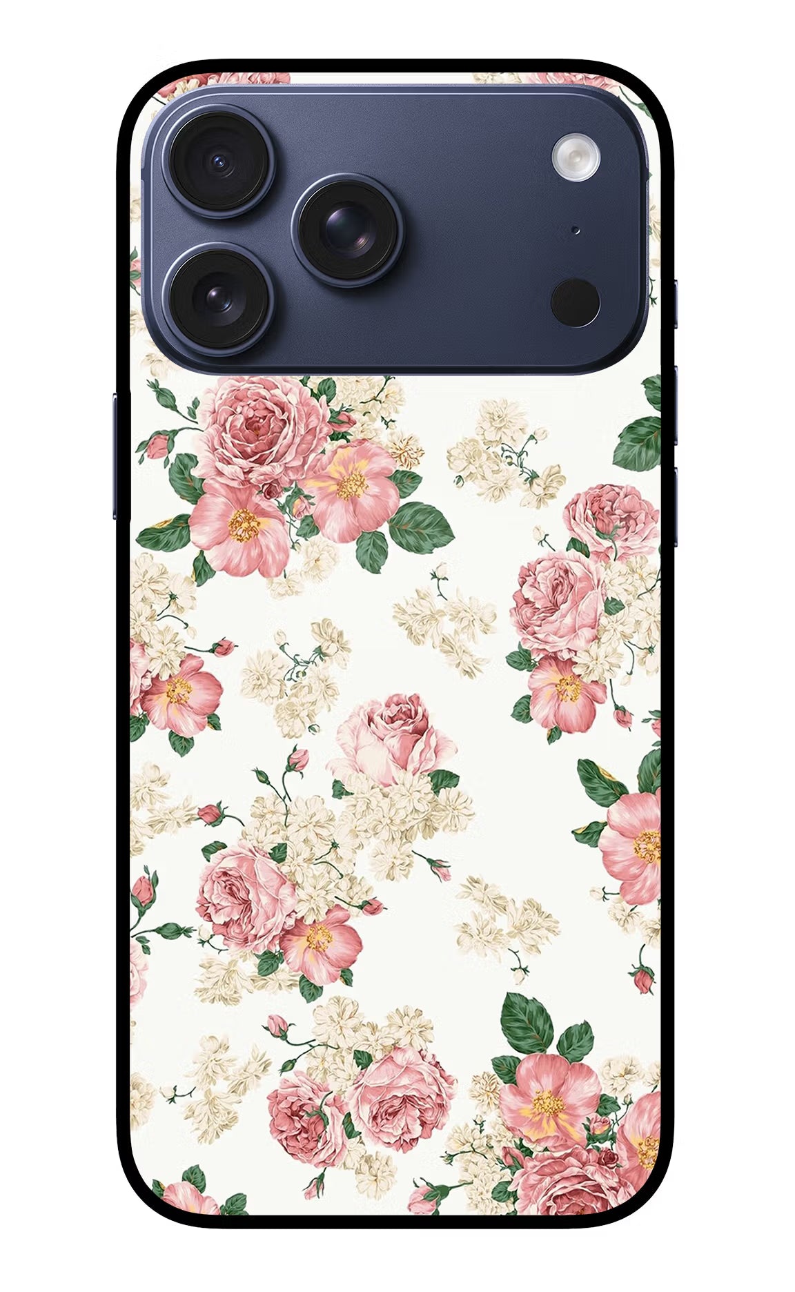 Flowers iPhone 17 Pro Max Glass Case Back Cover by Casekaro
