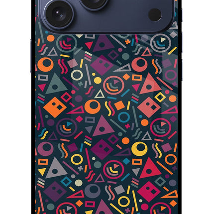 Geometric Abstract iPhone 17 Pro Max Glass Case