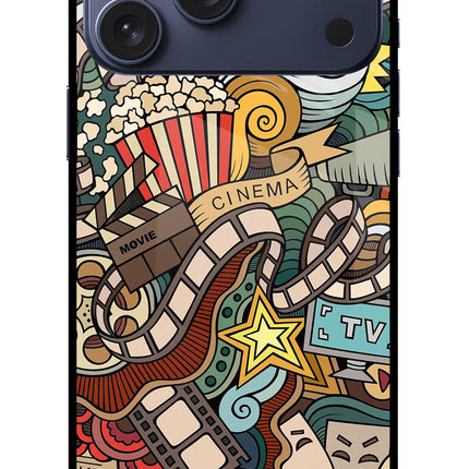 Cinema Abstract iPhone 17 Pro Max Glass Case
