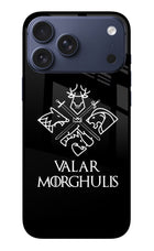 Valar Morghulis | Game Of Thrones iPhone 17 Pro Max Glass Case