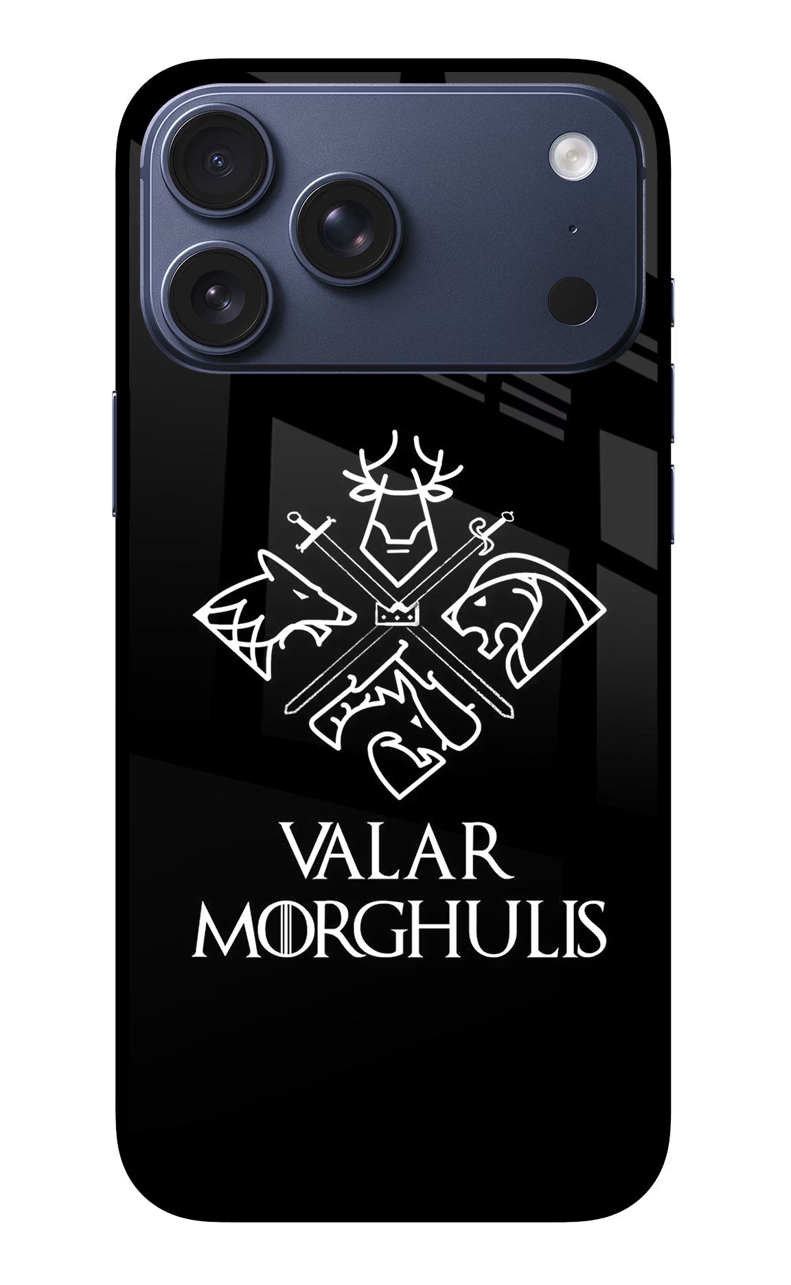 Valar Morghulis | Game Of Thrones iPhone 17 Pro Max Glass Case Back Cover by Casekaro