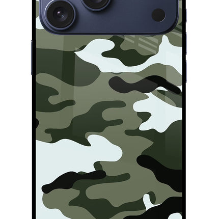 Camouflage iPhone 17 Pro Max Glass Case
