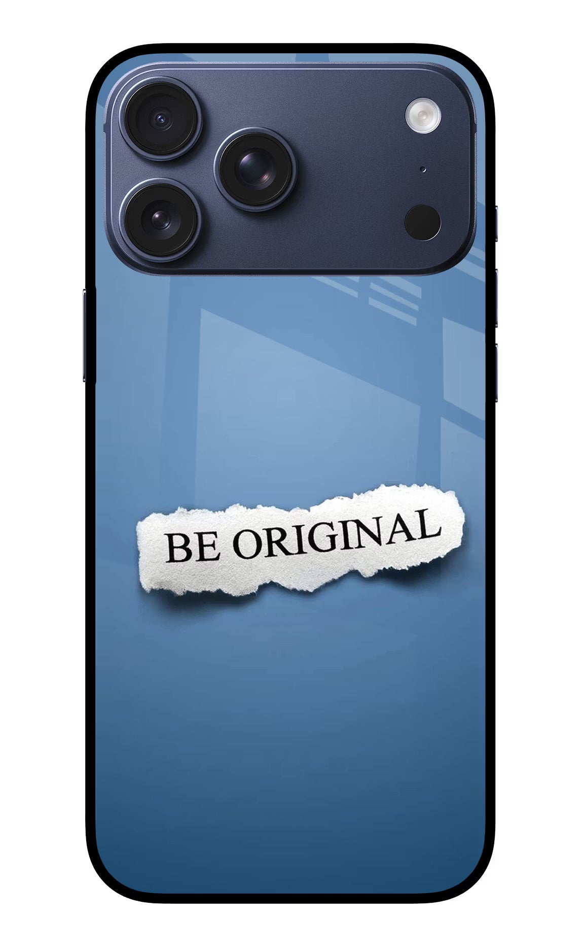 Be Original iPhone 17 Pro Max Glass Case Back Cover by Casekaro