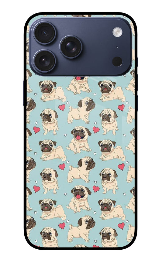 Pug Dog iPhone 17 Pro Max Glass Case