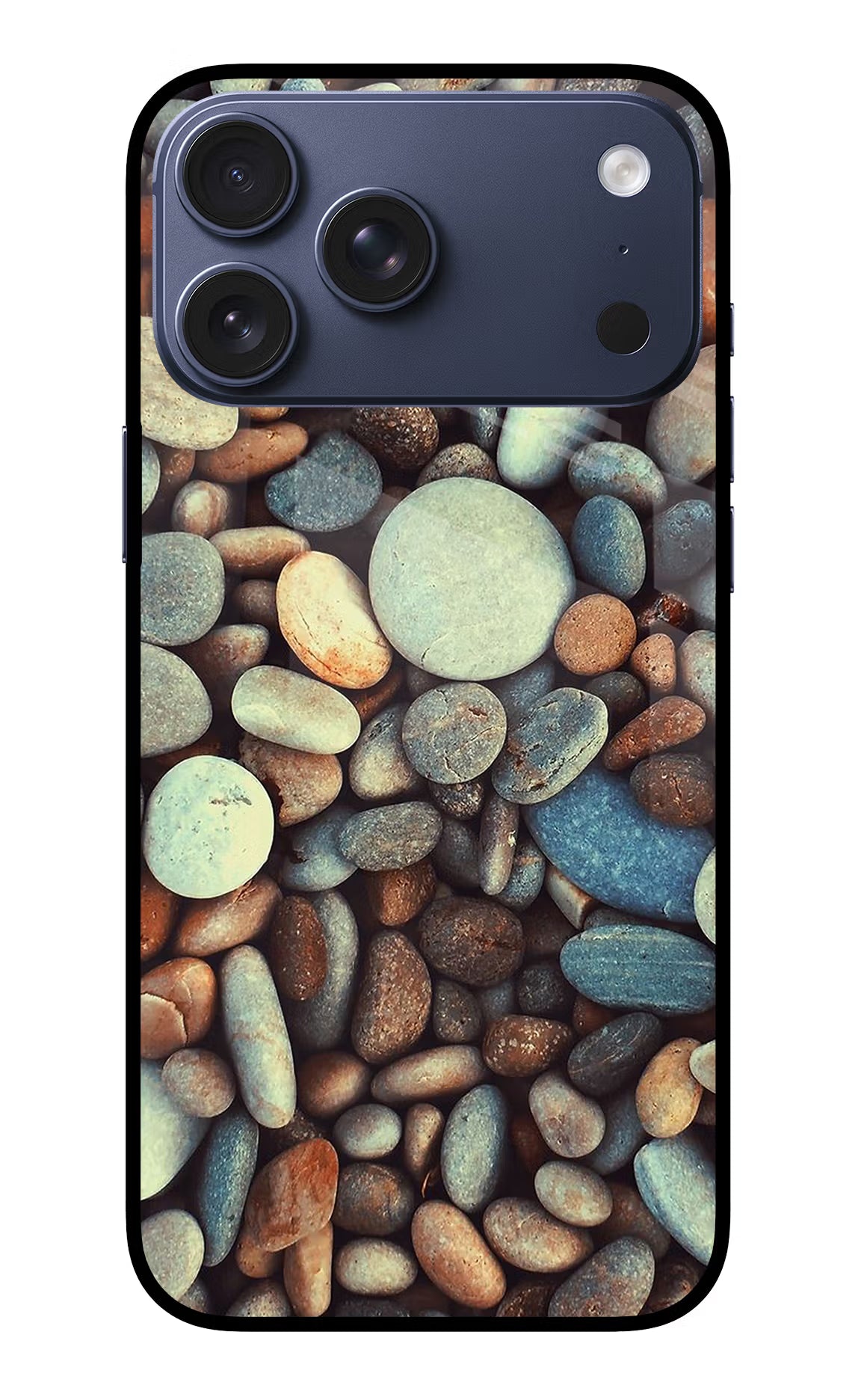 Pebble iPhone 17 Pro Max Glass Case Back Cover by Casekaro