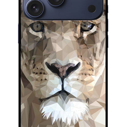 Lion Art iPhone 17 Pro Max Glass Case