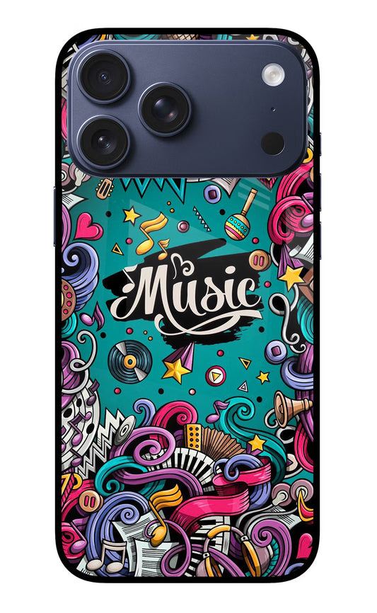 Music Graffiti iPhone 17 Pro Max Glass Case