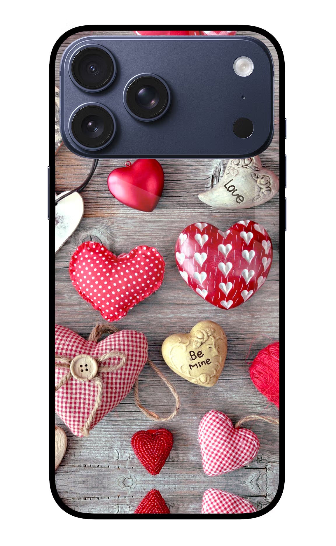 Love Wallpaper iPhone 17 Pro Max Glass Case Back Cover by Casekaro