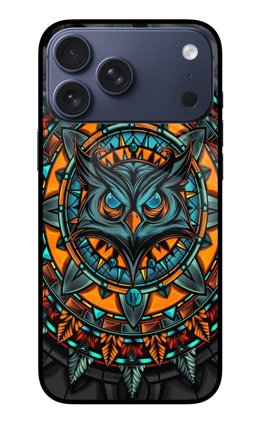 Angry Owl Art iPhone 17 Pro Max Glass Case