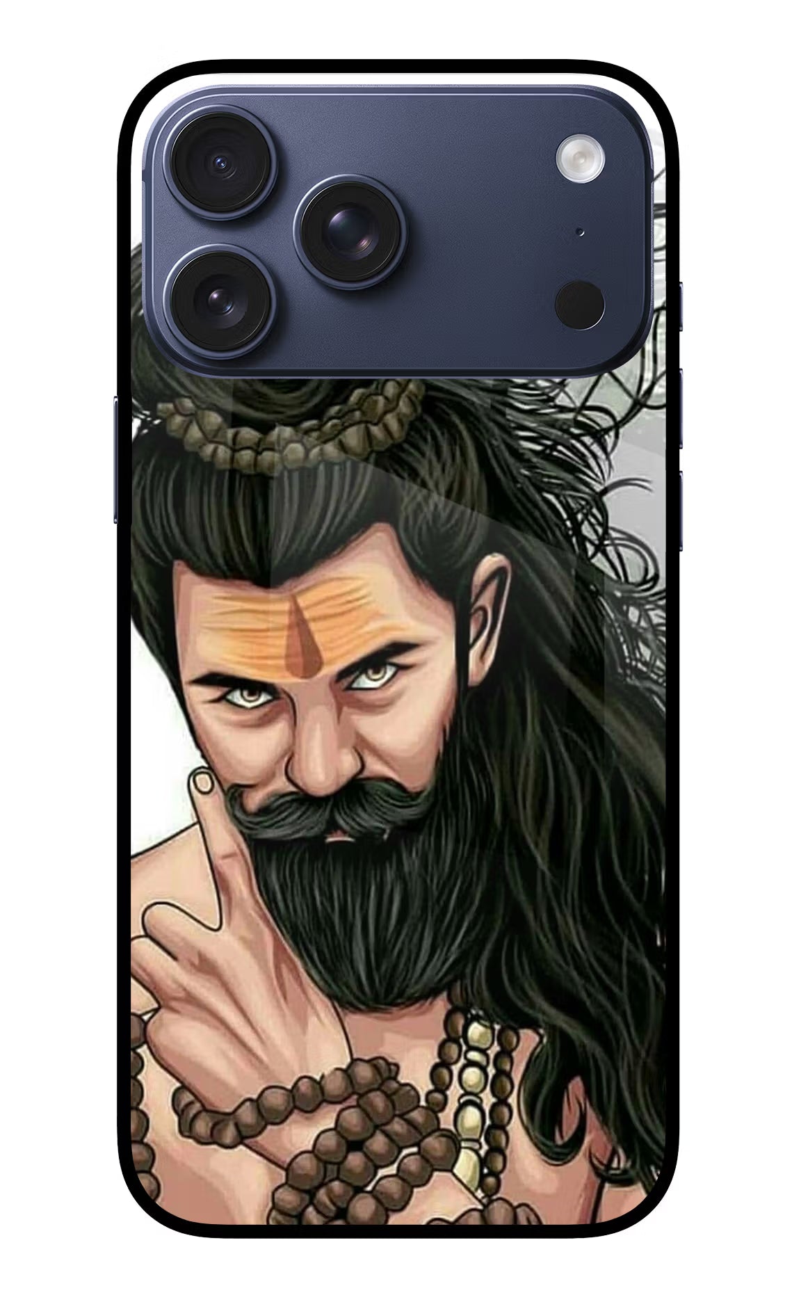 Mahadev iPhone 17 Pro Max Glass Case Back Cover by Casekaro
