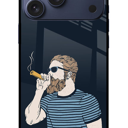 Smoking iPhone 17 Pro Max Glass Case