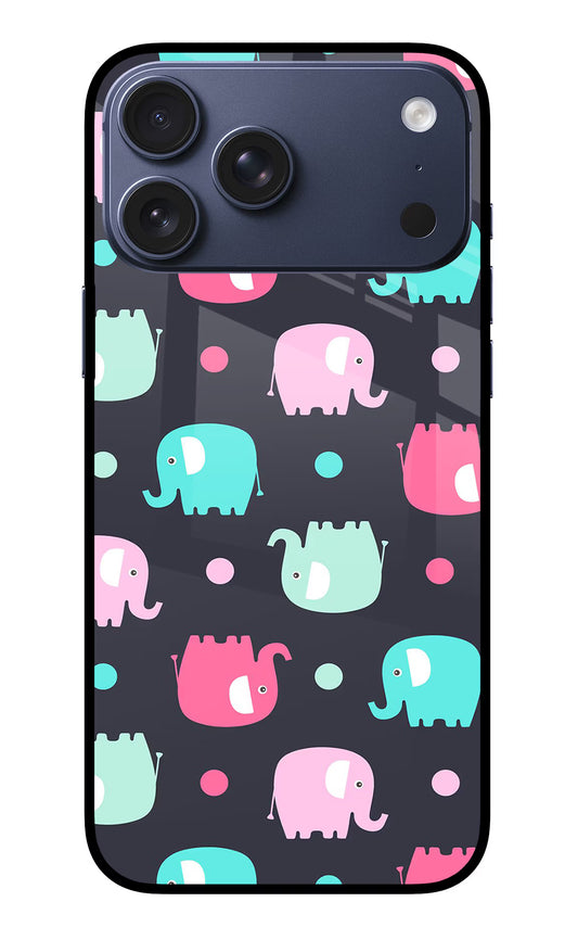 Elephants iPhone 17 Pro Max Glass Case