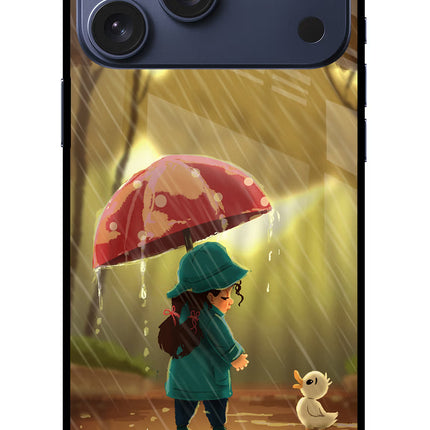 Rainy Day iPhone 17 Pro Max Glass Case