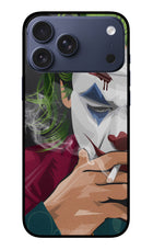Joker Smoking iPhone 17 Pro Max Glass Case